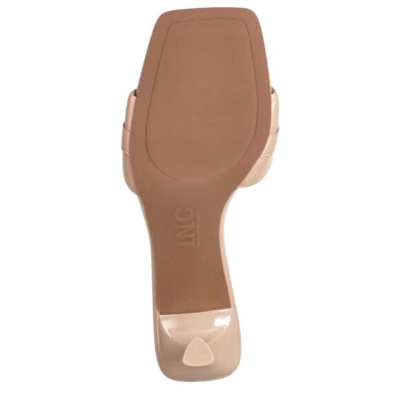 I.N.C. International Concepts JEMYA Square Toe Kitten Heel Slide Sandals - Picture 4 of 5